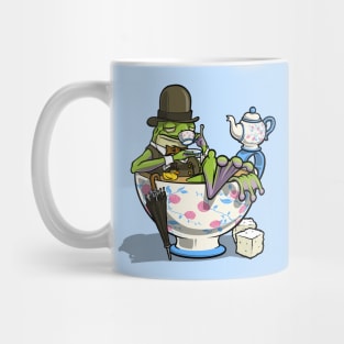 Bull Frog in a China Tea Cup Mug